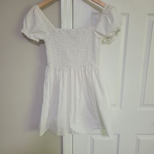 Assos white mini dress size M